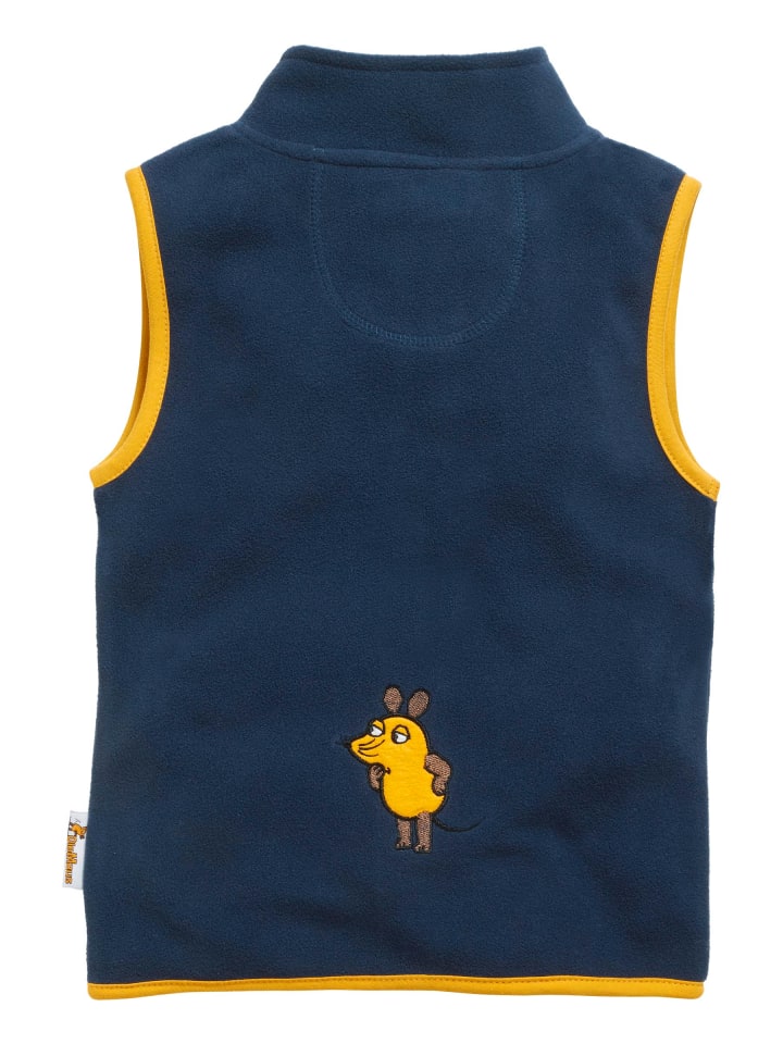 Playshoes Fleece-Weste DIE MAUS in Marine günstig kaufen