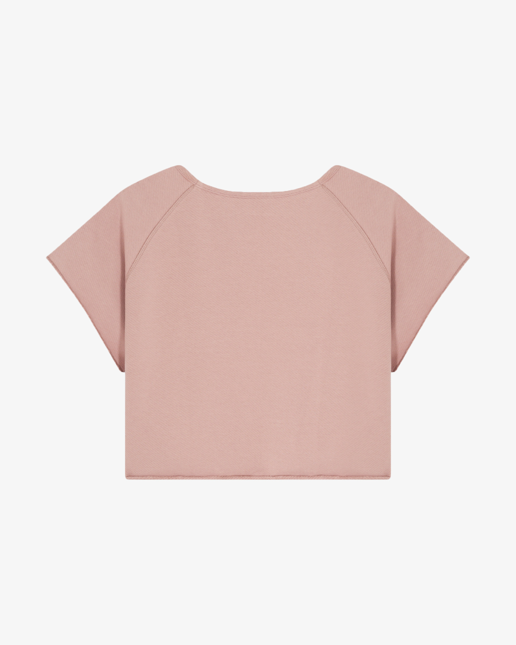 Short-sleeved graphic sweatshirt