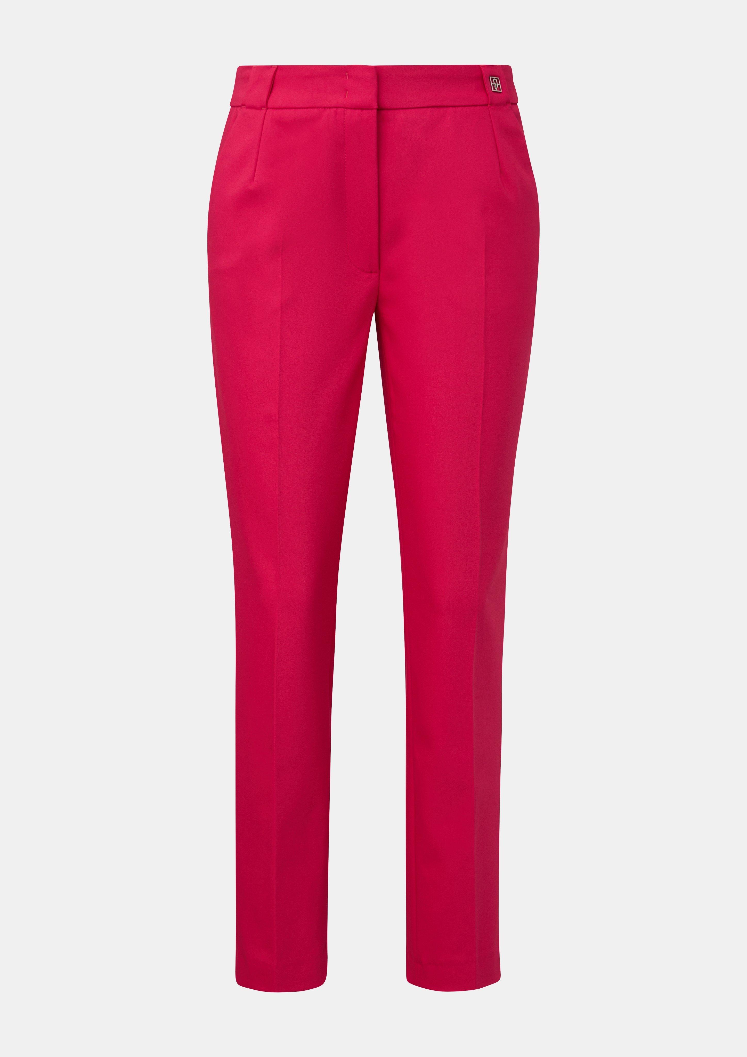 Regular: Hose mit Bügelfalten - pink