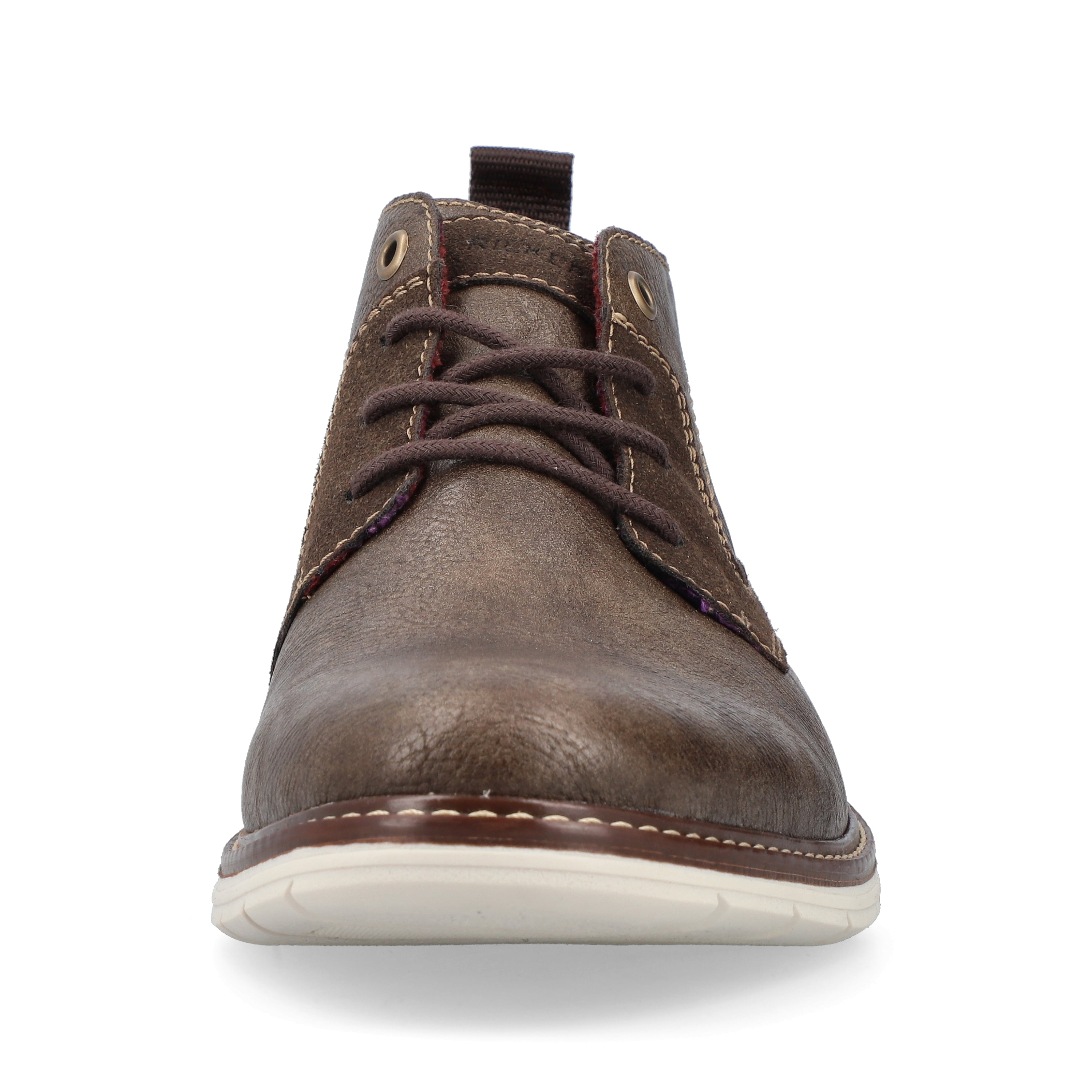 Rieker Herren Schnürschuhe graubraun