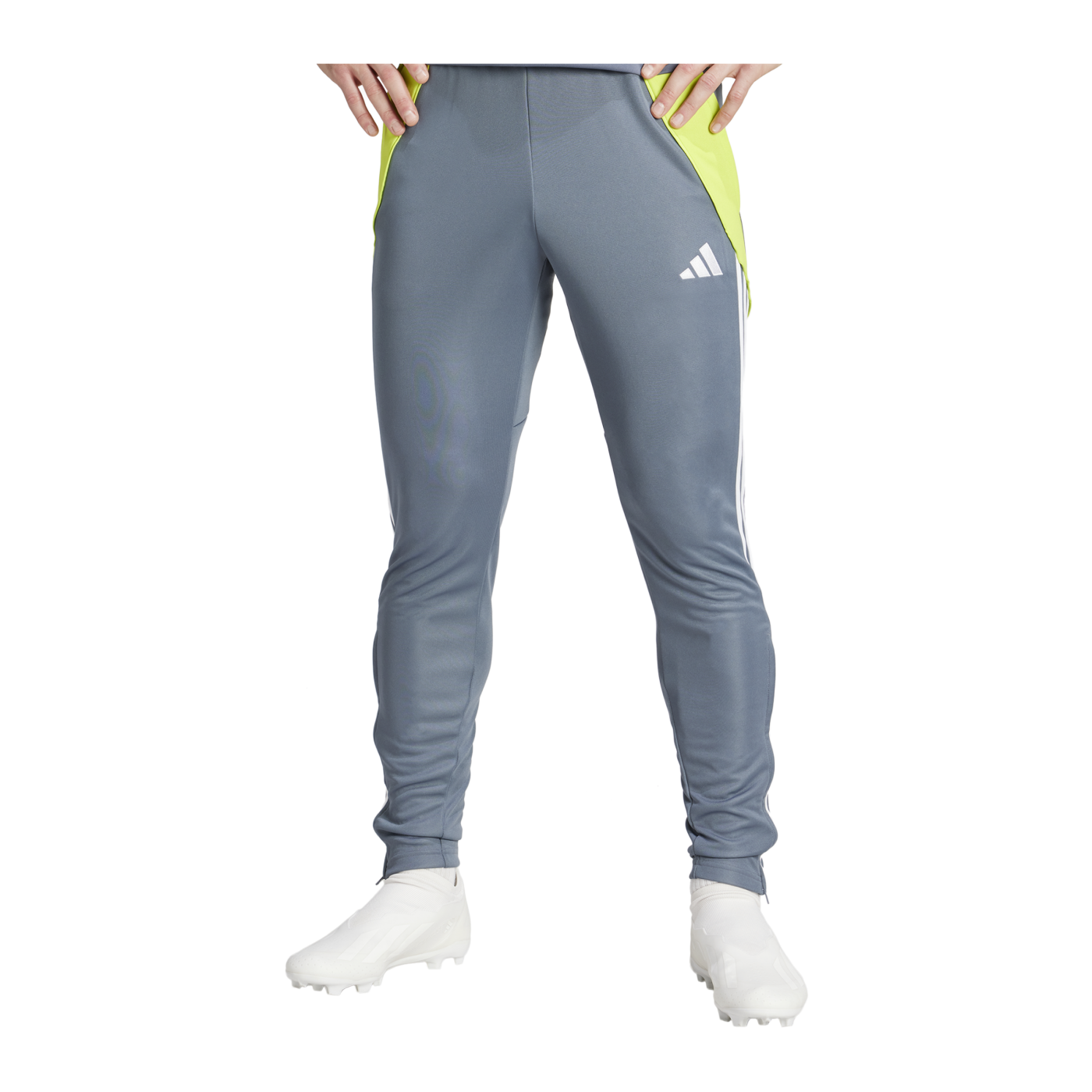 adidas Tiro 24 Trainingshose Grau Gelb