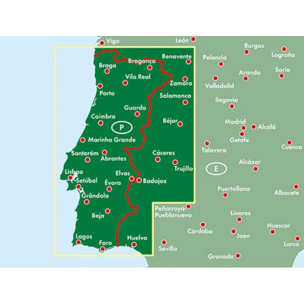 Portugal 1 : 500 000 - Straßenkarte