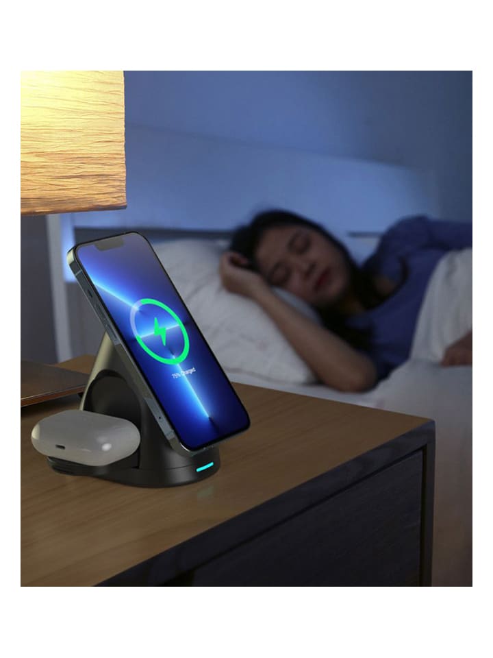 SWEET ACCESS 3in-1-Ladestation in Schwarz günstig kaufen onesize