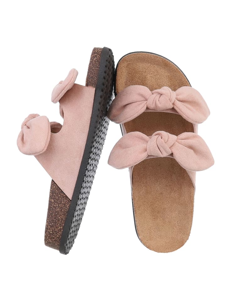 Ital-Design Sandale & Sandalette in Hellrosa günstig kaufen