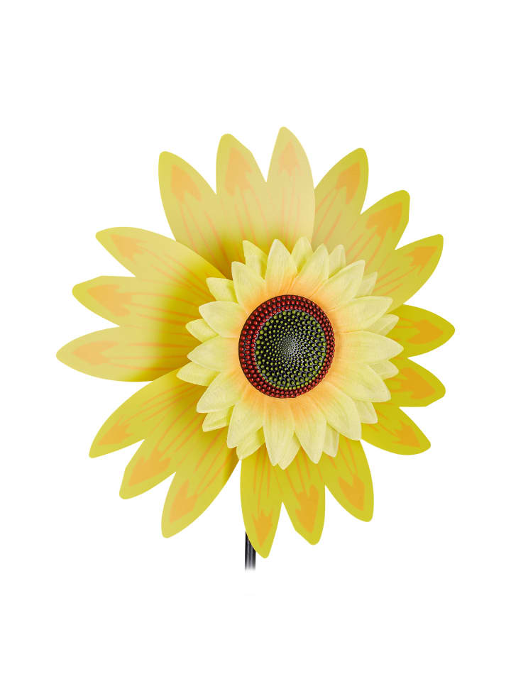 relaxdays Windrad Sonnenblume in Gelb günstig kaufen onesize