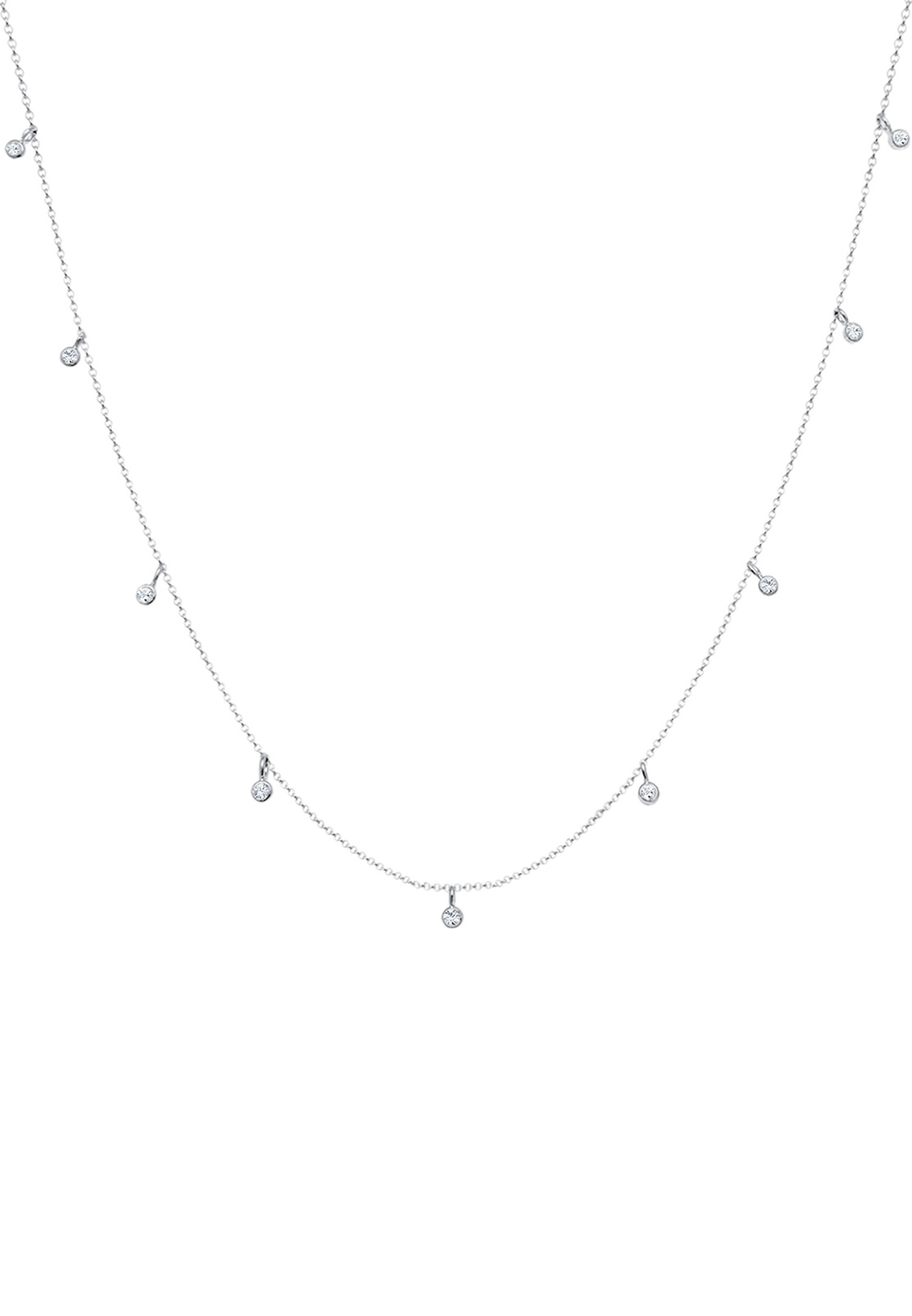 Anello solitario da donna Elli con cristalli in argento sterling 925