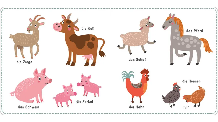 Mein kunterbuntes Wörterbuch – Tiere