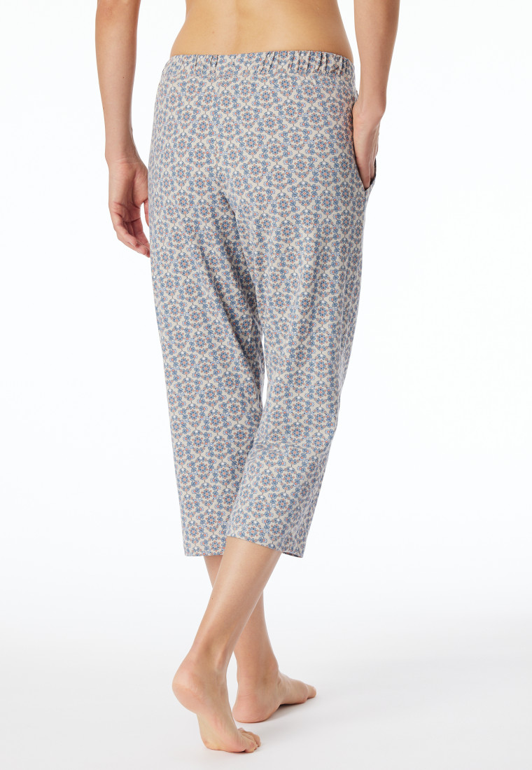 Hose 3/4-lang multicolor gemustert - Mix+Relax