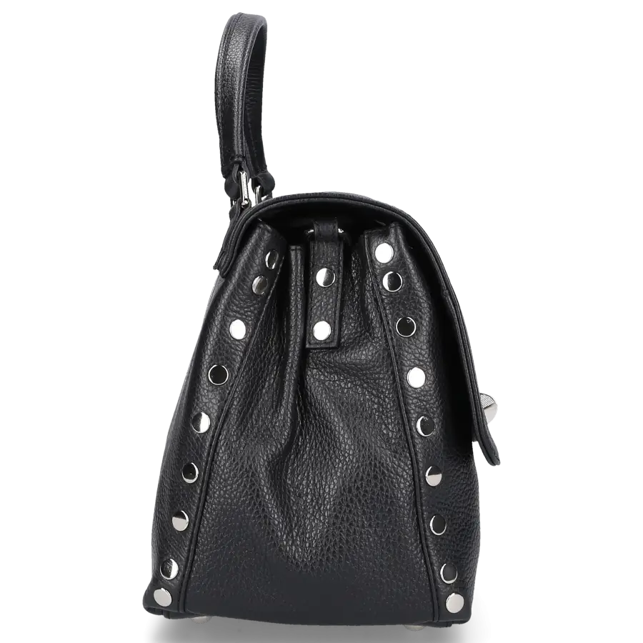 Zanellato - Schultertasche S POSTINA DAILY Schwarz - schwarz