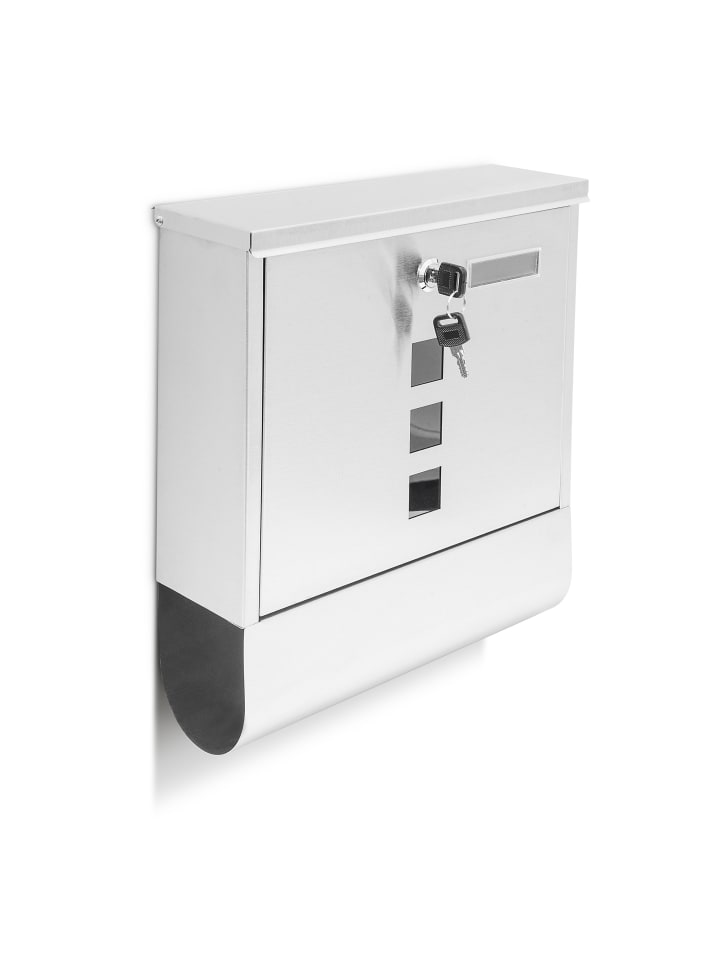 relaxdays Briefkasten in Weiß - (B)30 x (H)33,5 x (T)8,5 cm günstig kaufen onesize