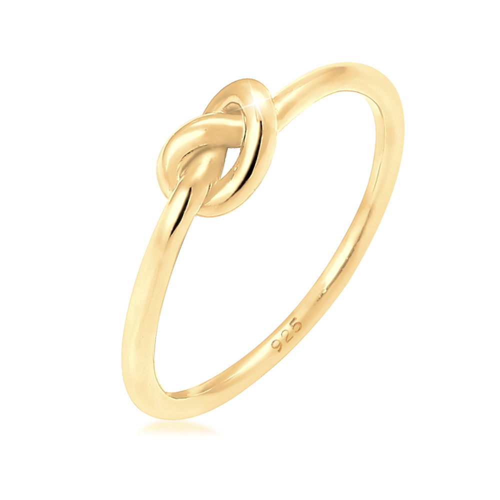 Elli Elli Bague Femmes Nœud Délicat Filigrane en Argent Sterling 925 Bague