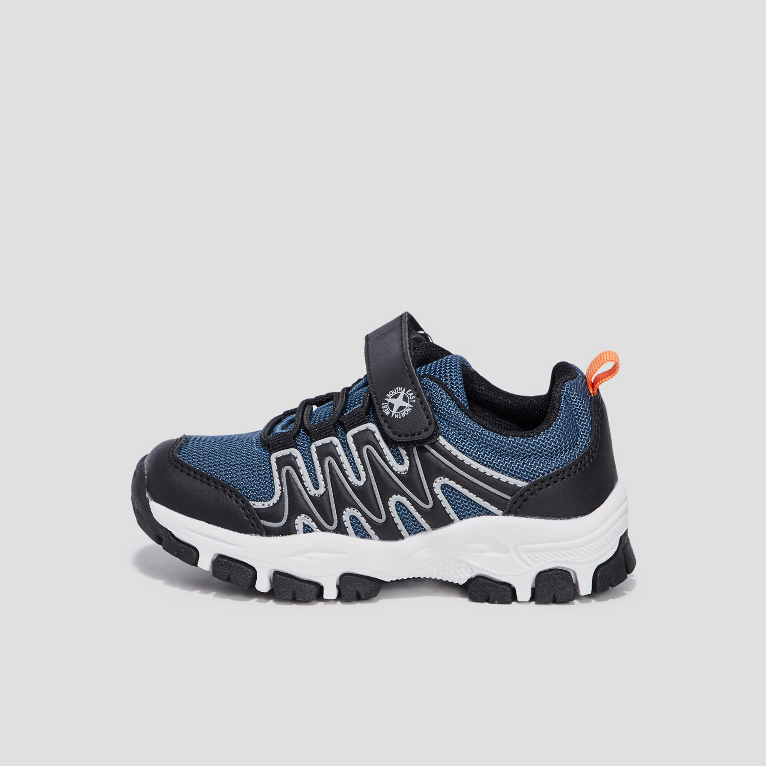 Baskets running Trappeur bleu garçon | La Halle