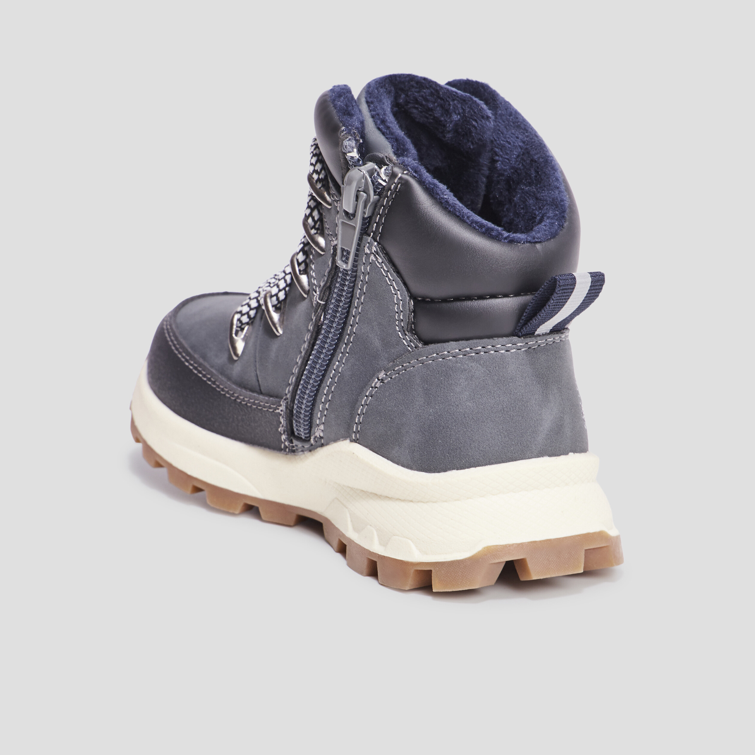 Bottines zippées Trappeur Barato bleu garçon | La Halle