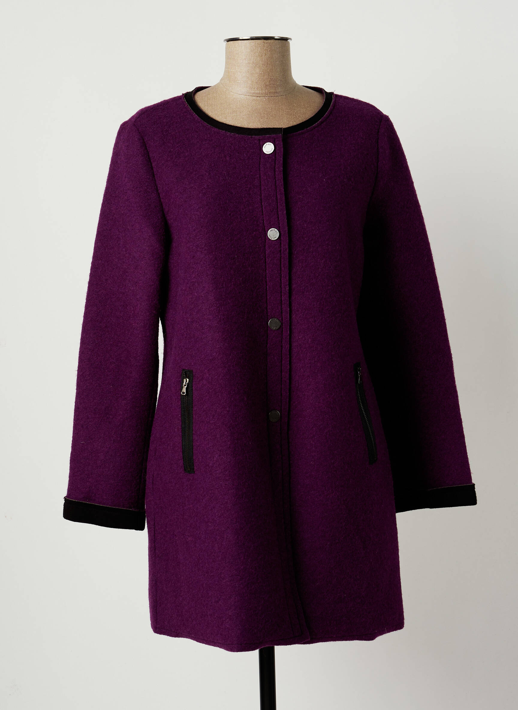 Andamio Manteaux Longs Femme couleur violet