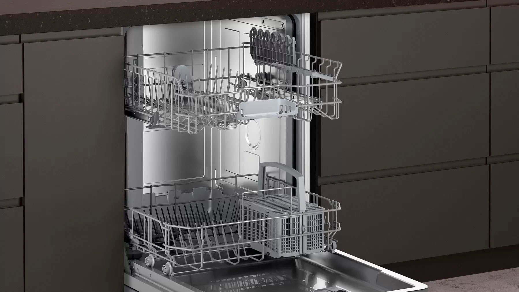 NEFF vollintegrierbarer Geschirrspüler, S255ITX04E, 12 Maßgedecke, XXL-Geschirrspüler