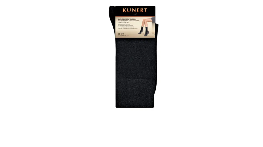 KUNERT Damen Socken Liz black