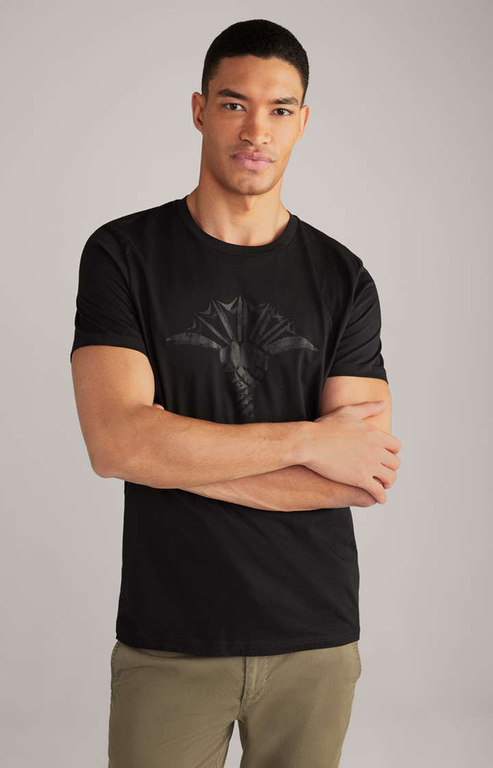 T-Shirt Alerio in Schwarz