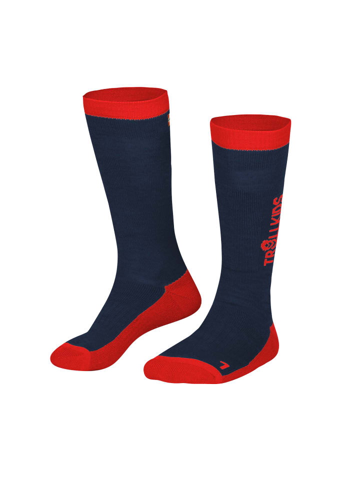 Trollkids Skisocken in mystic blue/red günstig kaufen 26