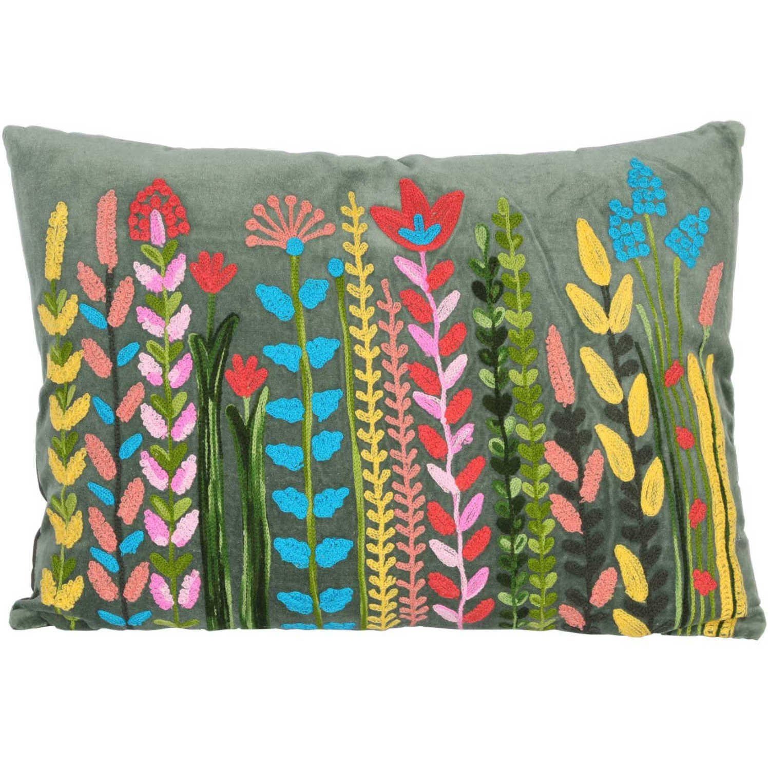 Casa Moro Dekokissen Boho Samtkissen Santa 48x30 cm mit Füllung rechteckig bunt, handgefertigt
