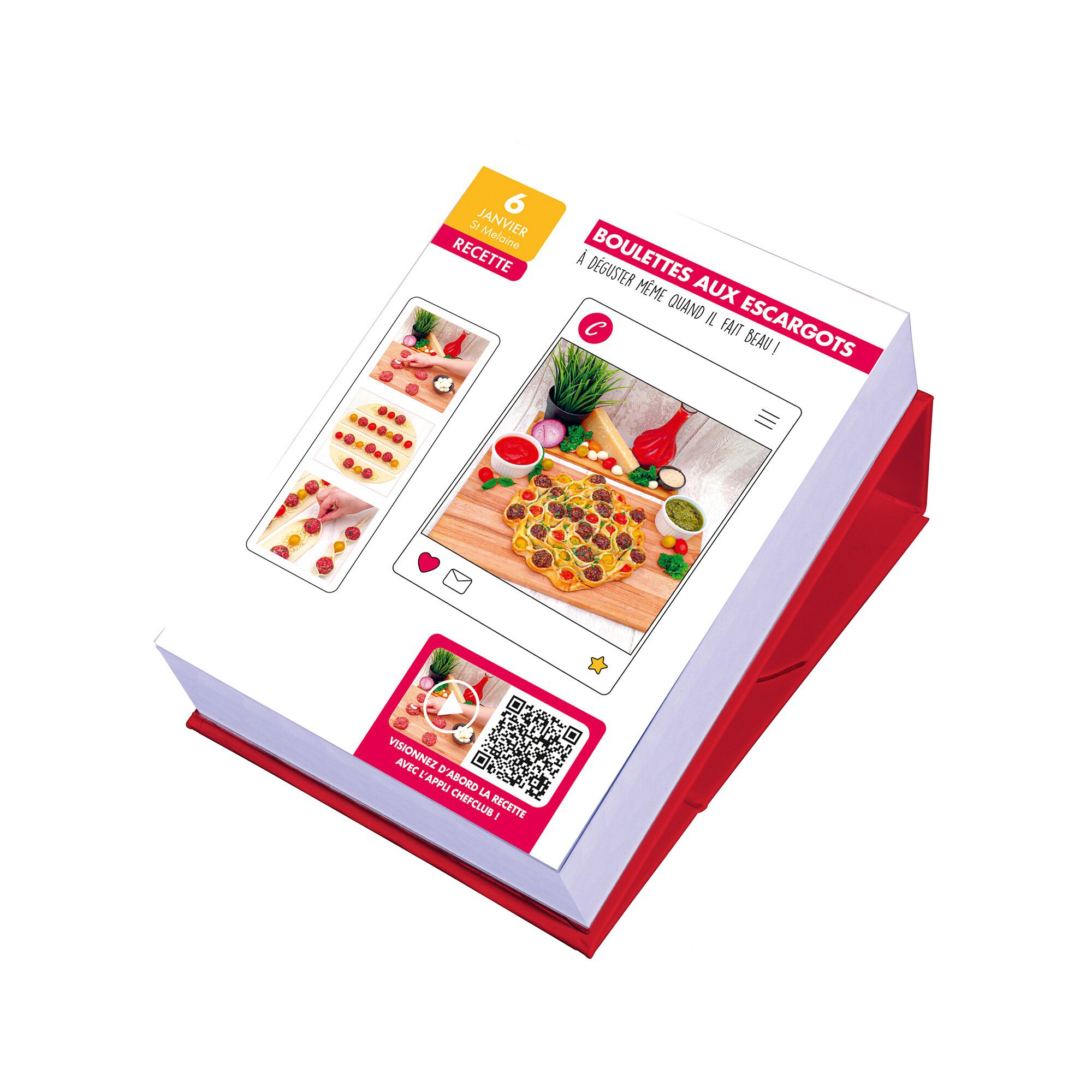 Calendrier chevalet Chef club