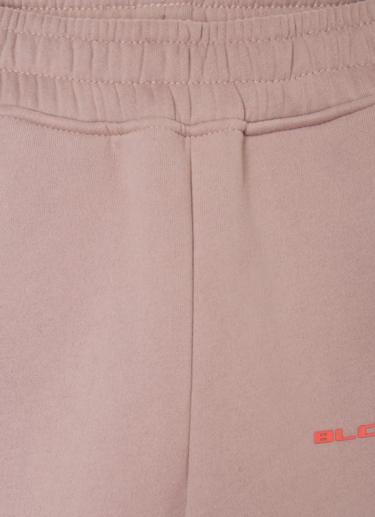 Pantaloni de trening negri conici cu logo-ul Bananelor