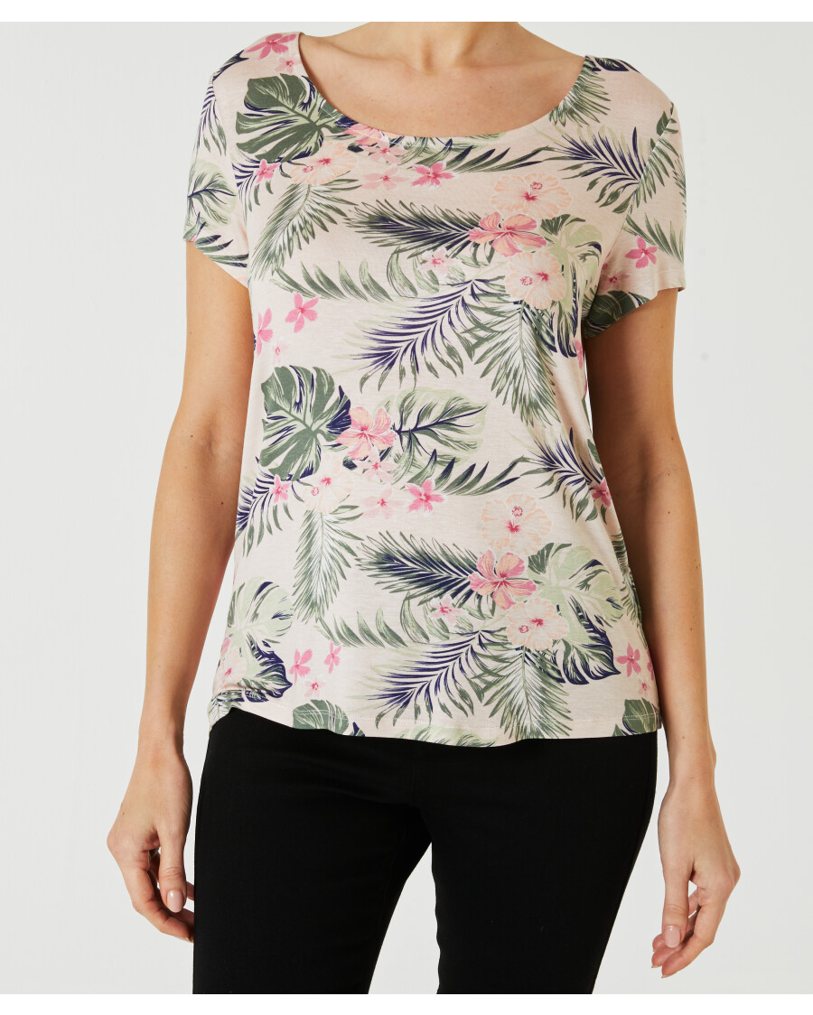 T-Shirt aus Viskose