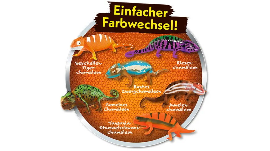 Blue Ocean - Planet WOW Farbwechsel-Chamäleons, 1 Stück, sortiert