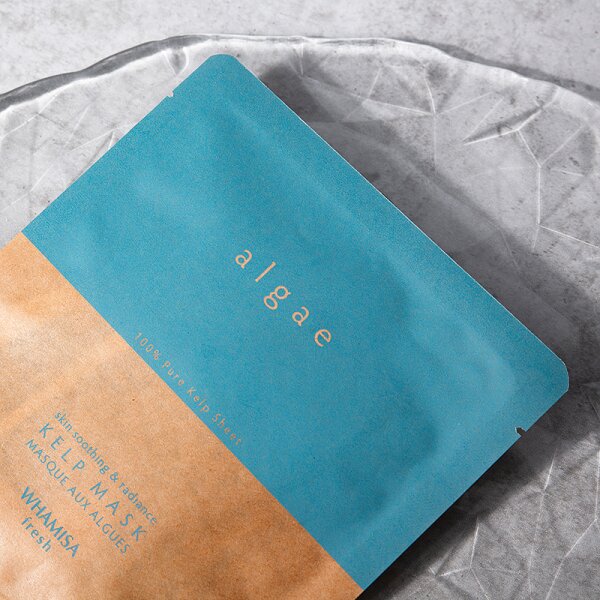 WHAMISA Algae Kelp Facial Sheet Mask Tuchmaske