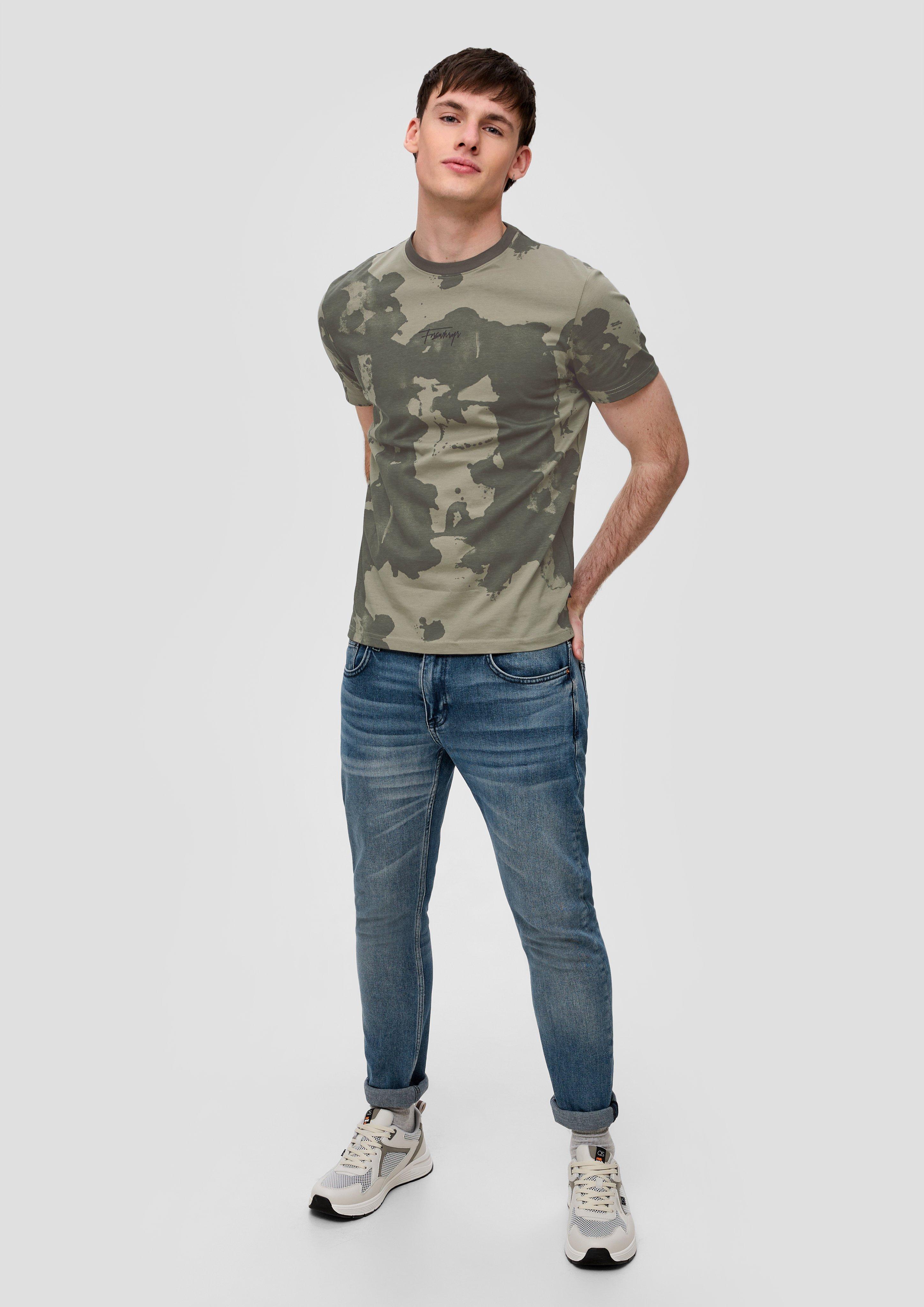 T-Shirt mit All-over-Print  2140283-73A0