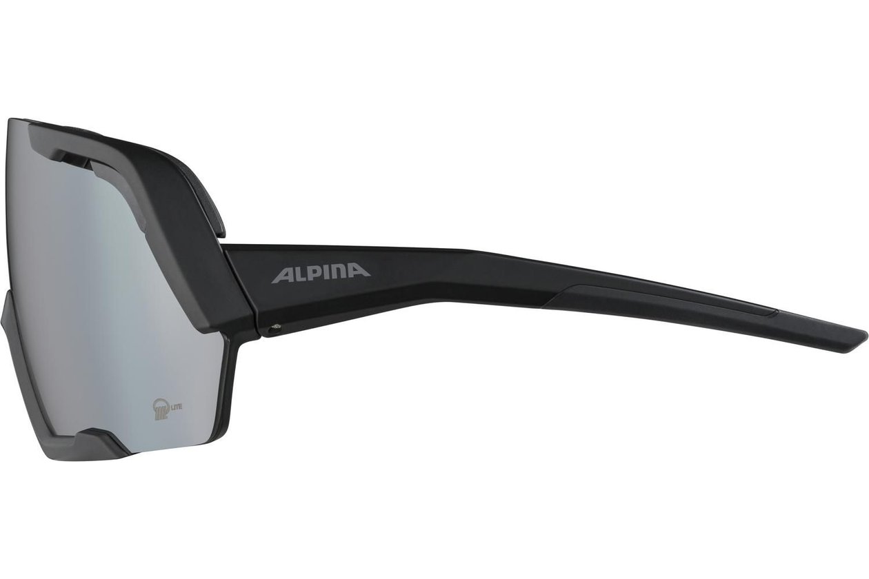 Alpina Rocket Bold Q-Lite black matt / silver mirror lens
