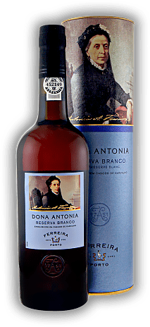 Ferreira Dona Antonia Reserva White Port Branco Ferreira Dona Antonia Reserva White Port Branco Feiner und komplexer weißer Portwein. 0,75	 Liter - Vol 20%