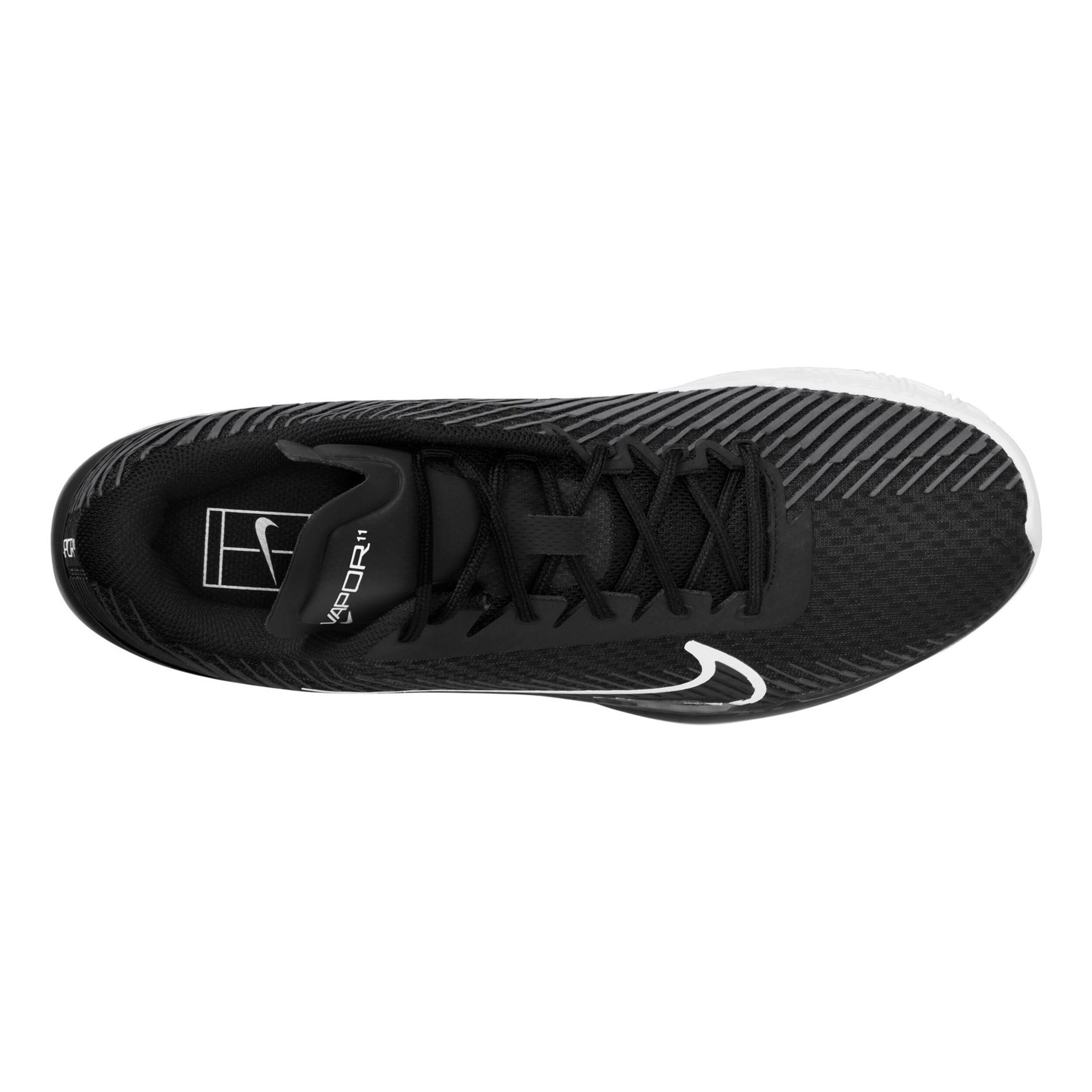 Air Zoom Vapor 11 Sandplatzschuh Herren - Schwarz, Weiß