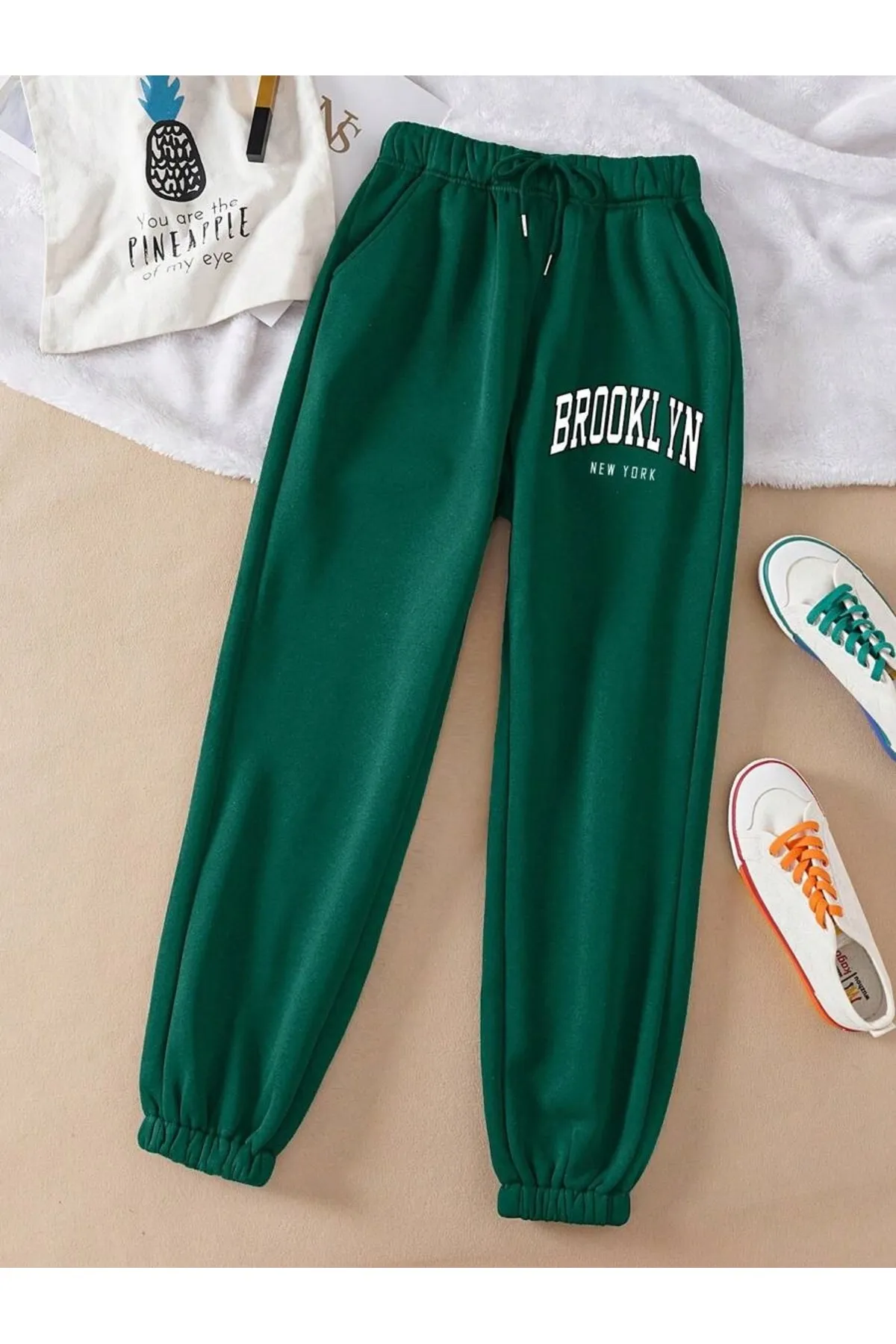 MOONBULL  Jogginghose - Grün - Slim