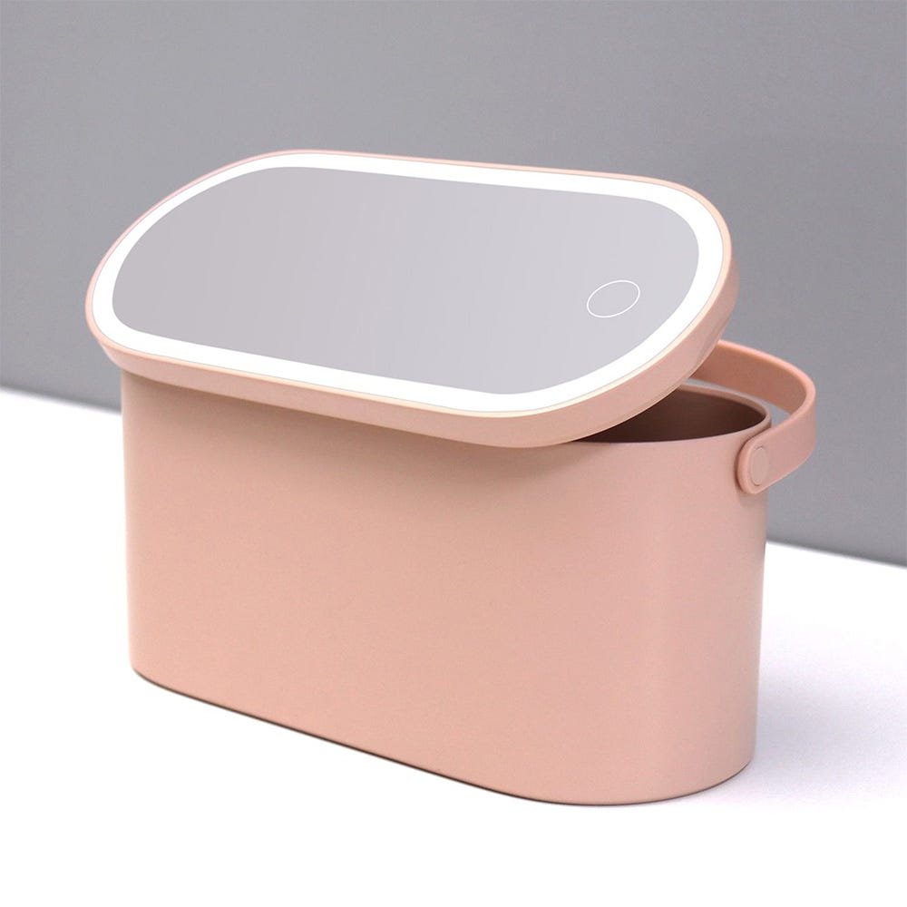 Ailoria Beautycase mit dimmbarem LED Spiegel Rose