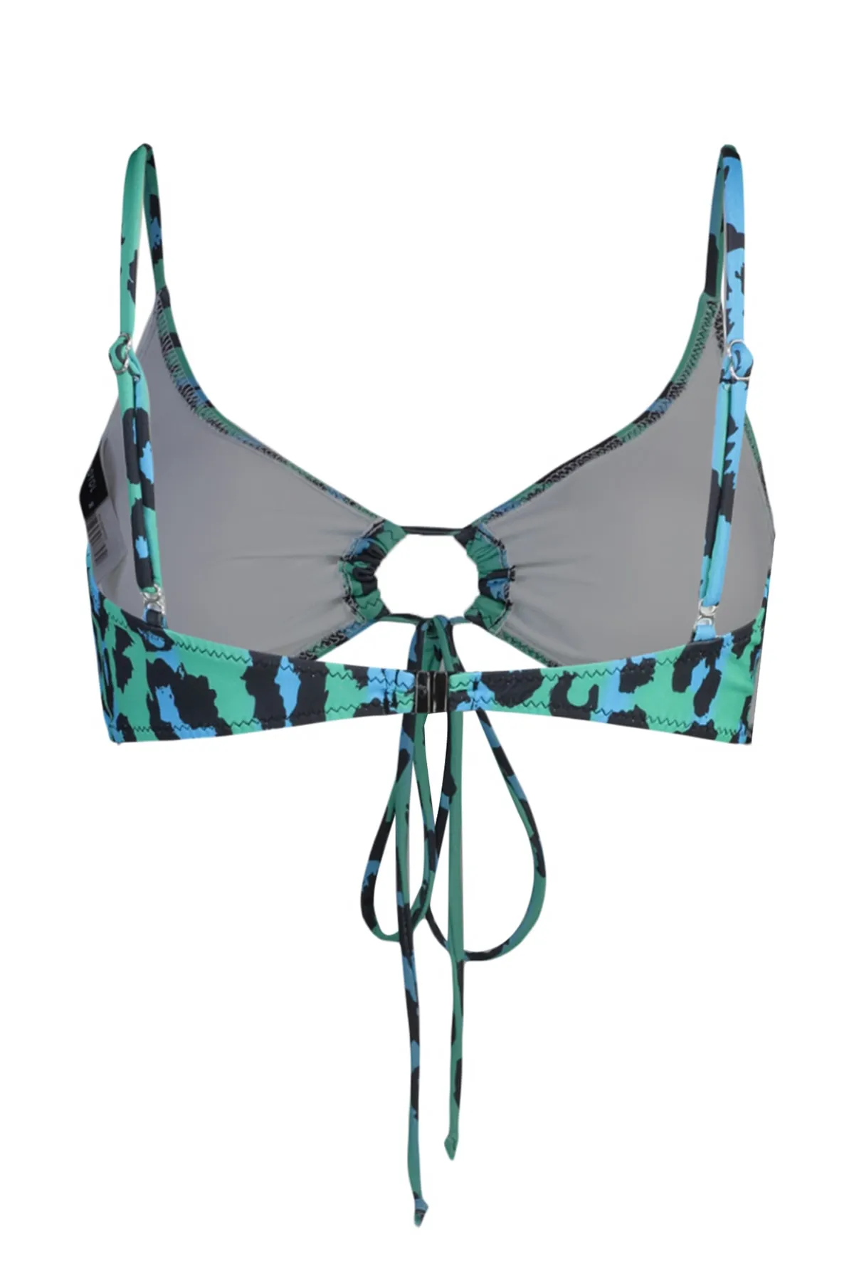 Trendyol Collection  Bralette-Bikinioberteil mit Animal-Print und Ausschnitt/Fenster TBESS23BU00124