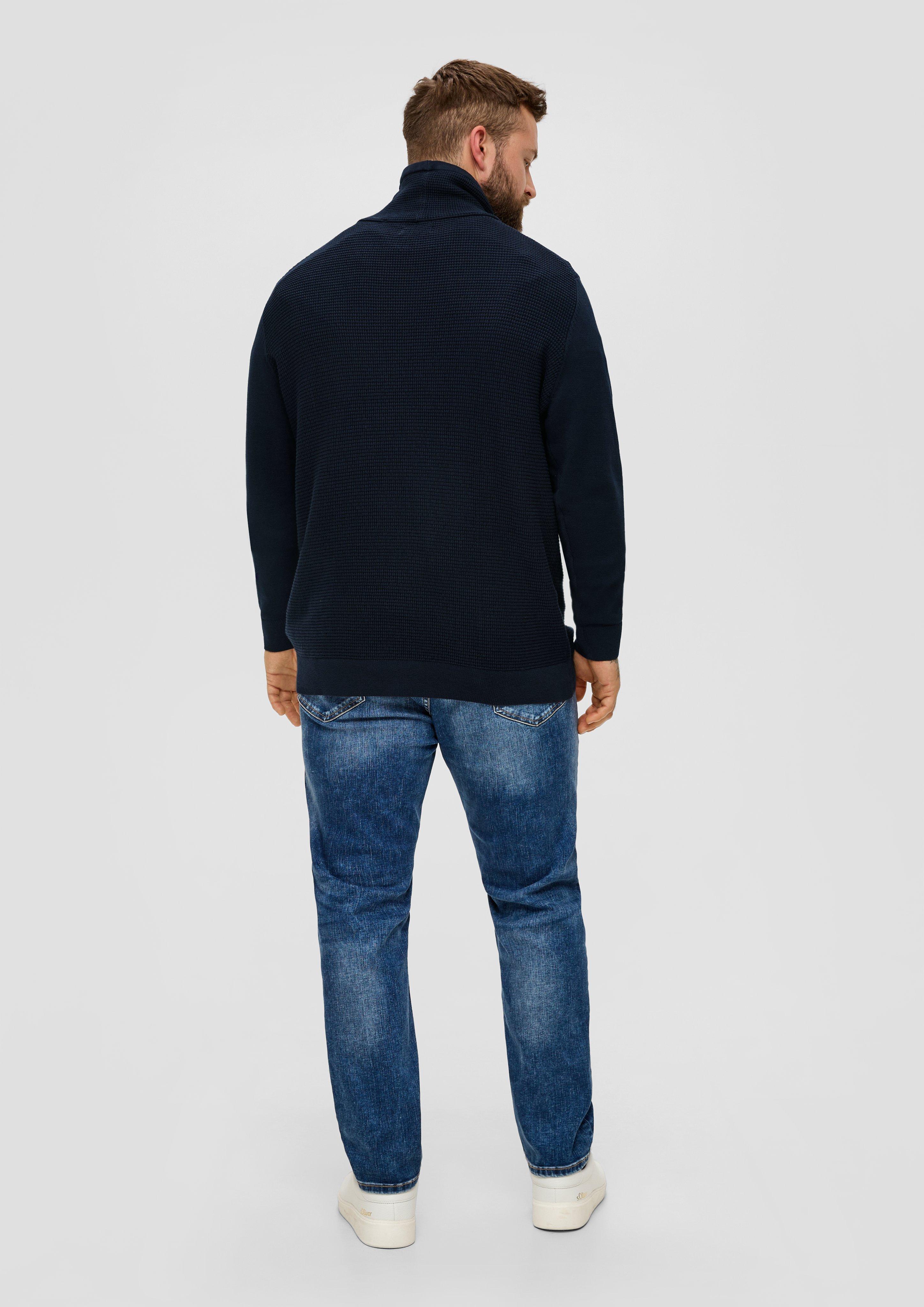 Strickpullover mit Jersey-Ärmeln  2143414-5978