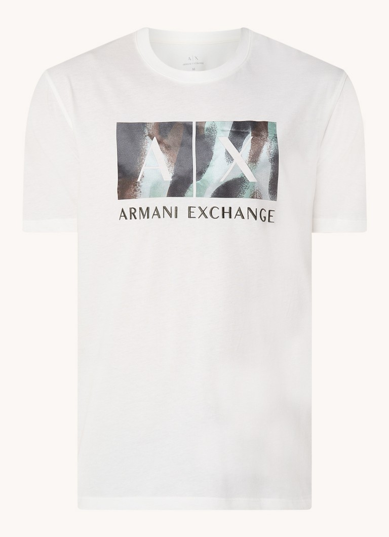 Tricou Armani Exchange cu logo imprimat