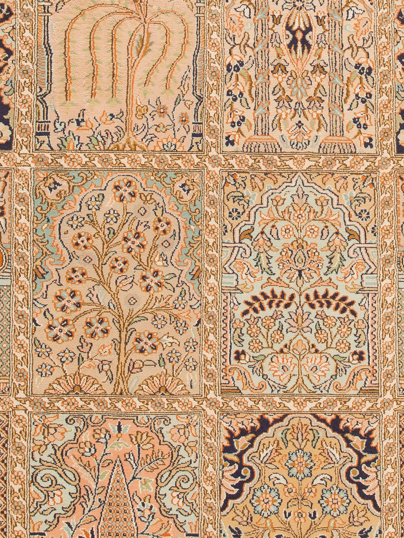 Kaschmir Seide 18/18 ca. 215 x 303 cm, Unikat / Einzelstück
