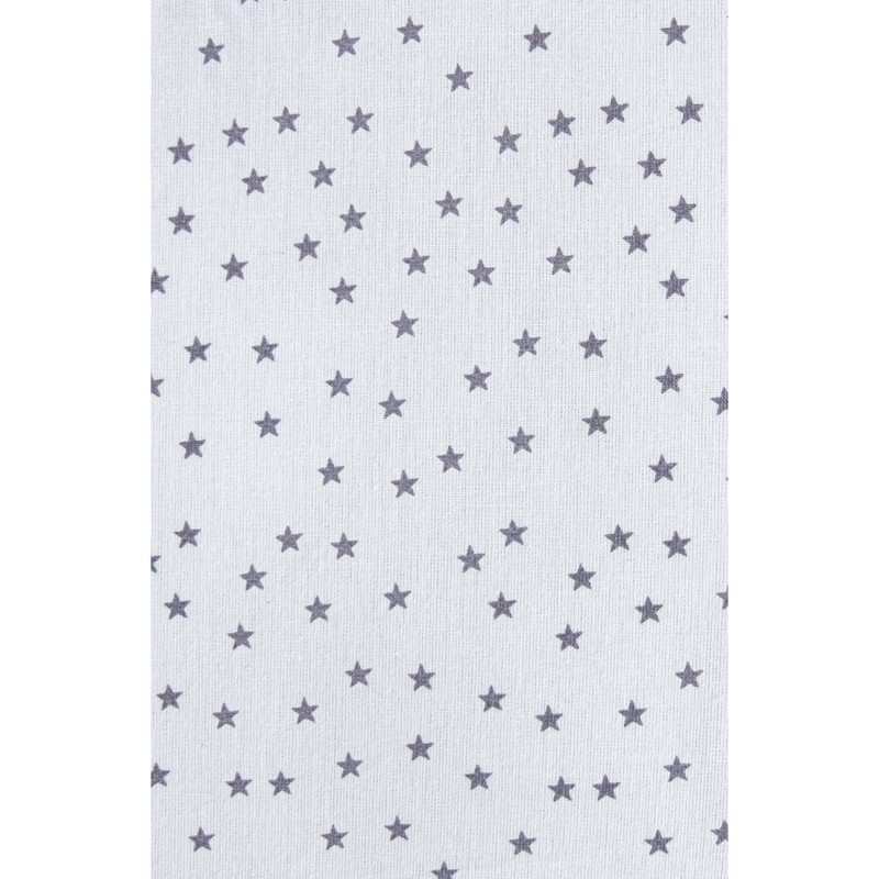 Drap housse Coton Bio motifs Etoiles - Berceau/landau