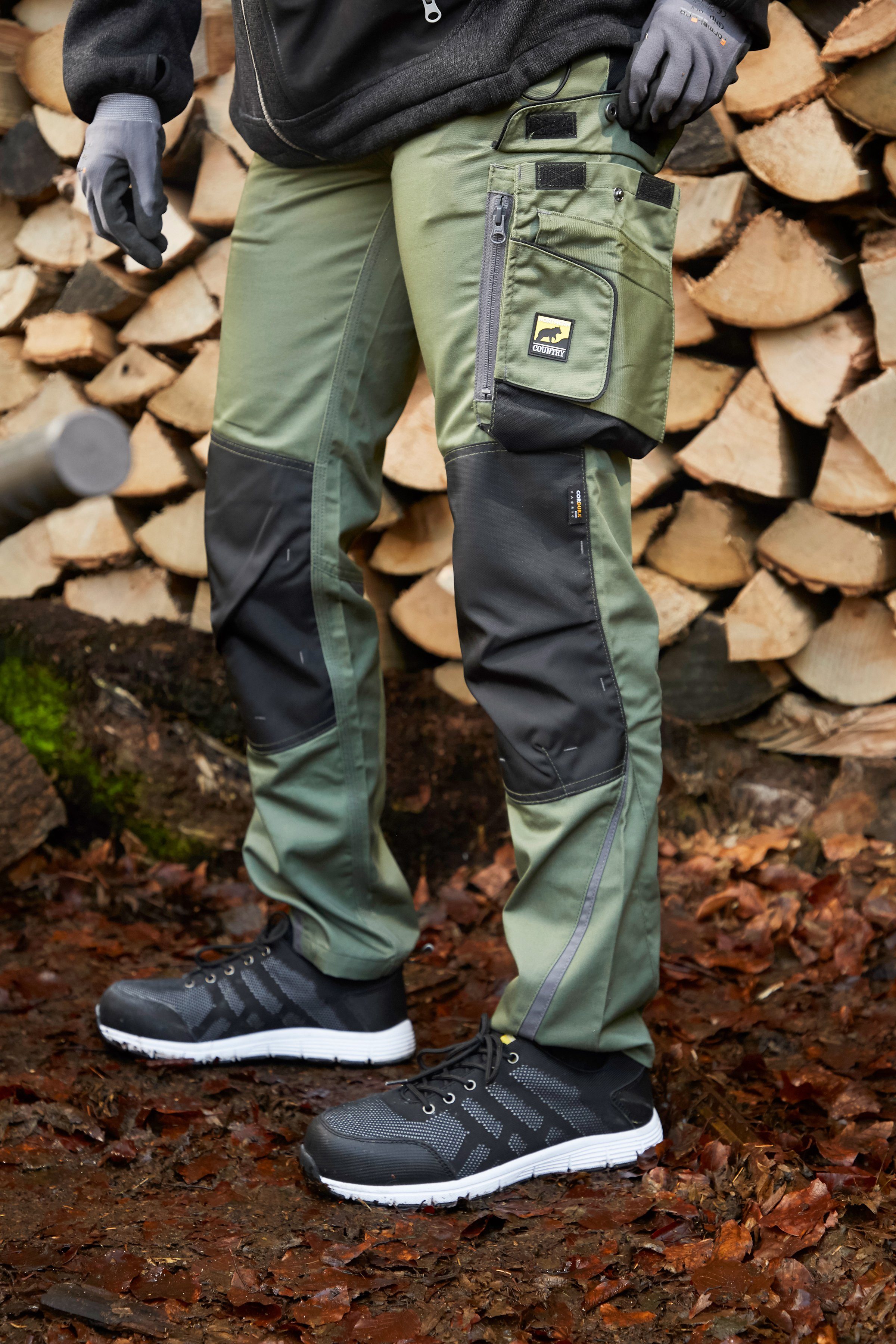 Northern Country Arbeitshose (langlebig durch 3-fach Innenbeinnaht + Verriegelungspunkte, 9 Taschen) für Damen mit Cordura®Verstärkungen und Reißverschlussbelüftung