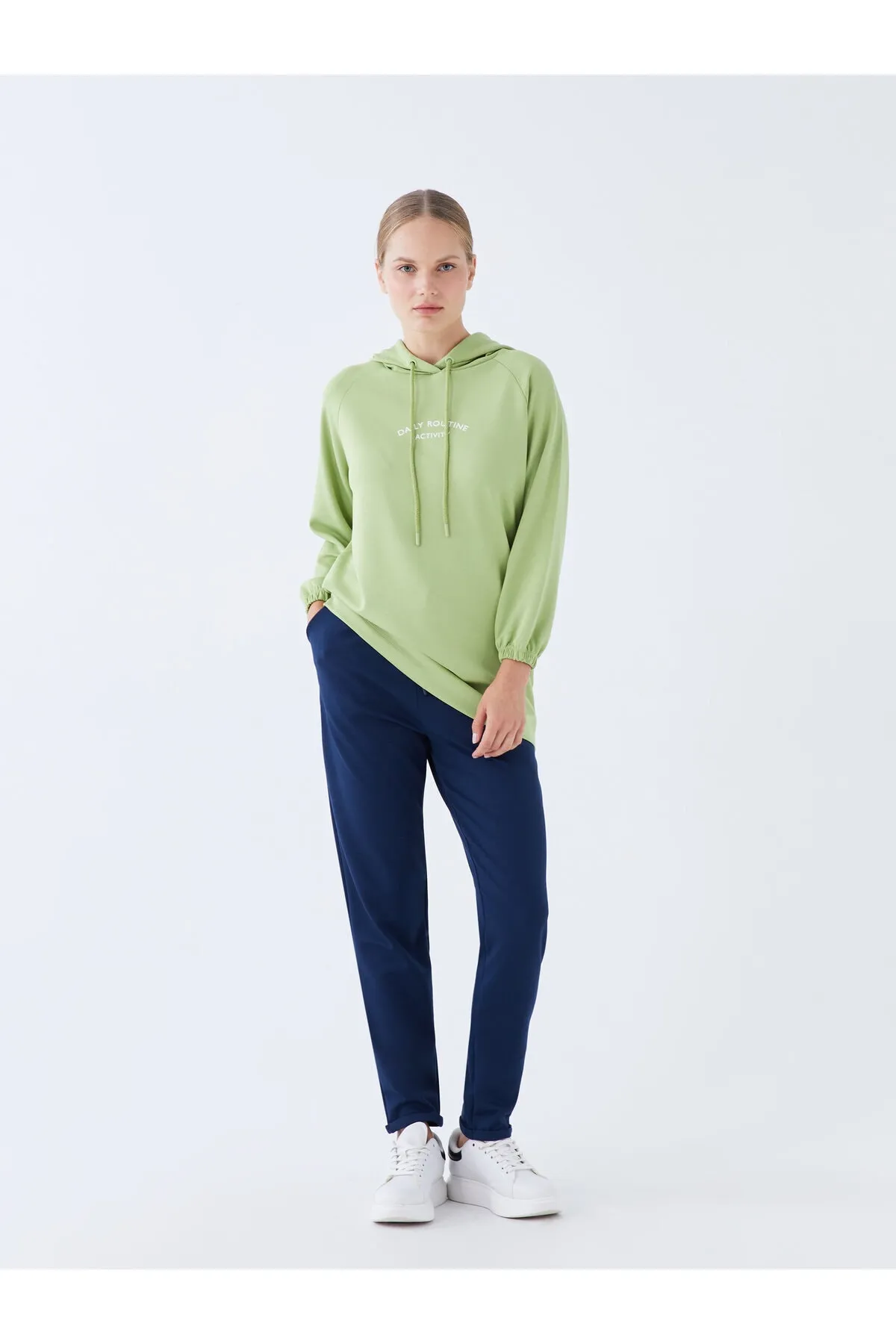 LC Waikiki  Einfarbige Jogginghose für Damen mit elastischem Bund