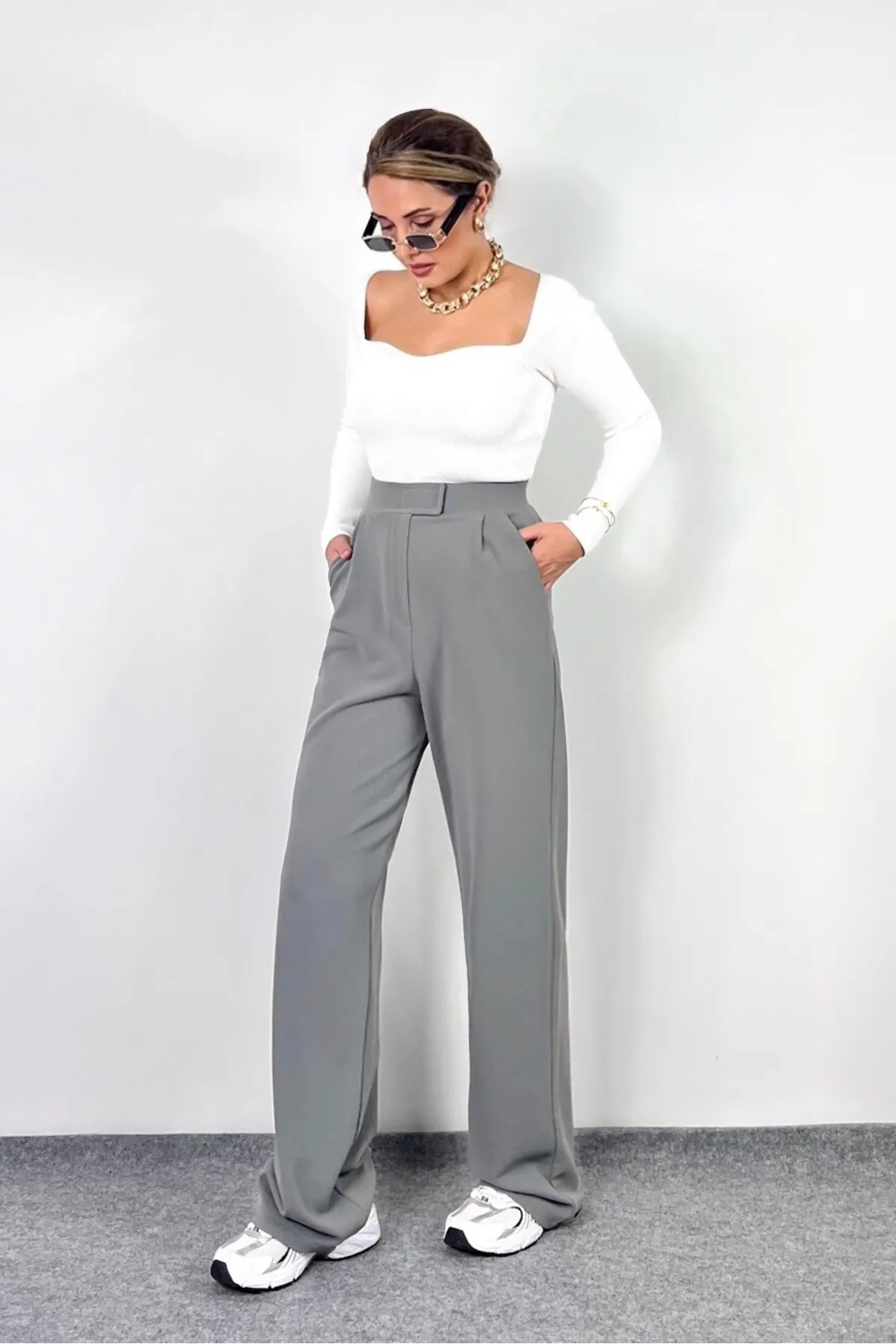 Ritnice  Hose - Grau - Relaxed