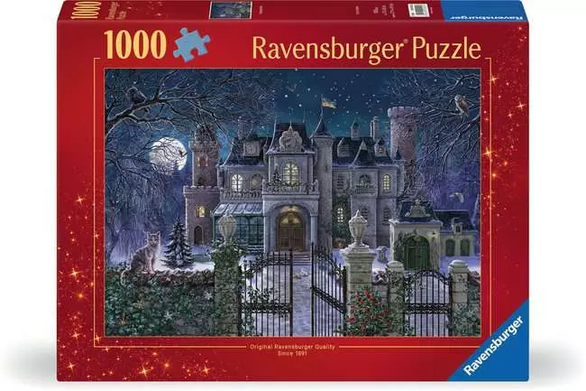 Puzzle 1000 Teile - Die Weihnachtsvilla