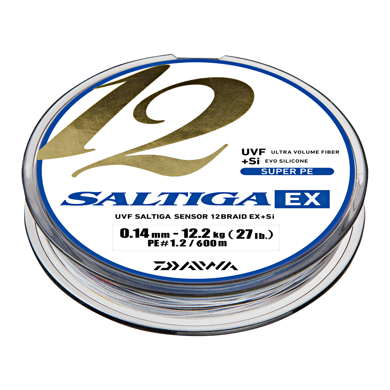 Daiwa Angelschnur Saltiga 12 Braid EX + SI (multi-color, 600 m)
