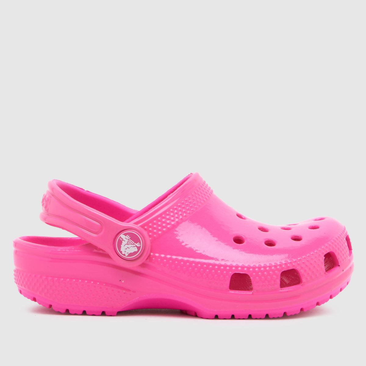 Crocs rózsaszín klasszikus magasfényű klumpa lányka kisgyermek szandál
