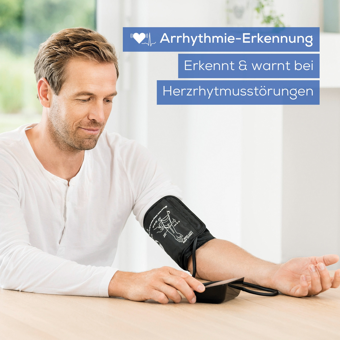 Beurer Oberam-Blutdruck-messgerät BM 54-Bluetooth® Oberarm-Blutdruckmessgerät mit Risiko-Indikator