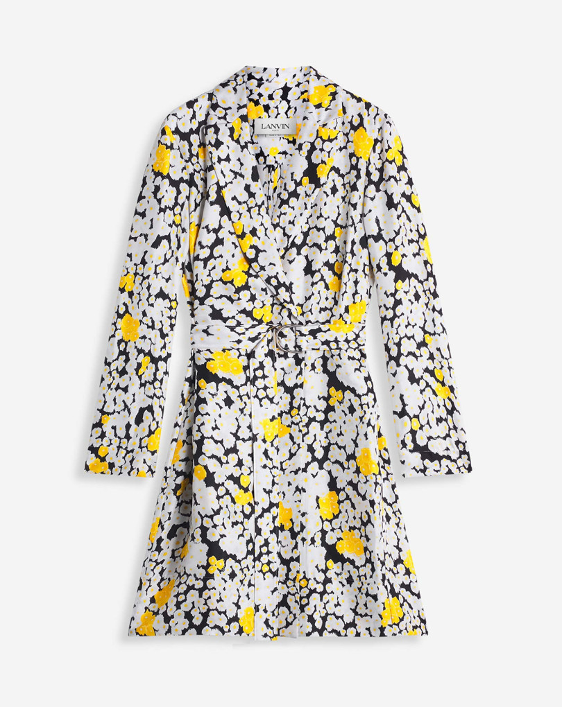 ROBE MIDI PORTEFEUILLE IMPRIMÉE
