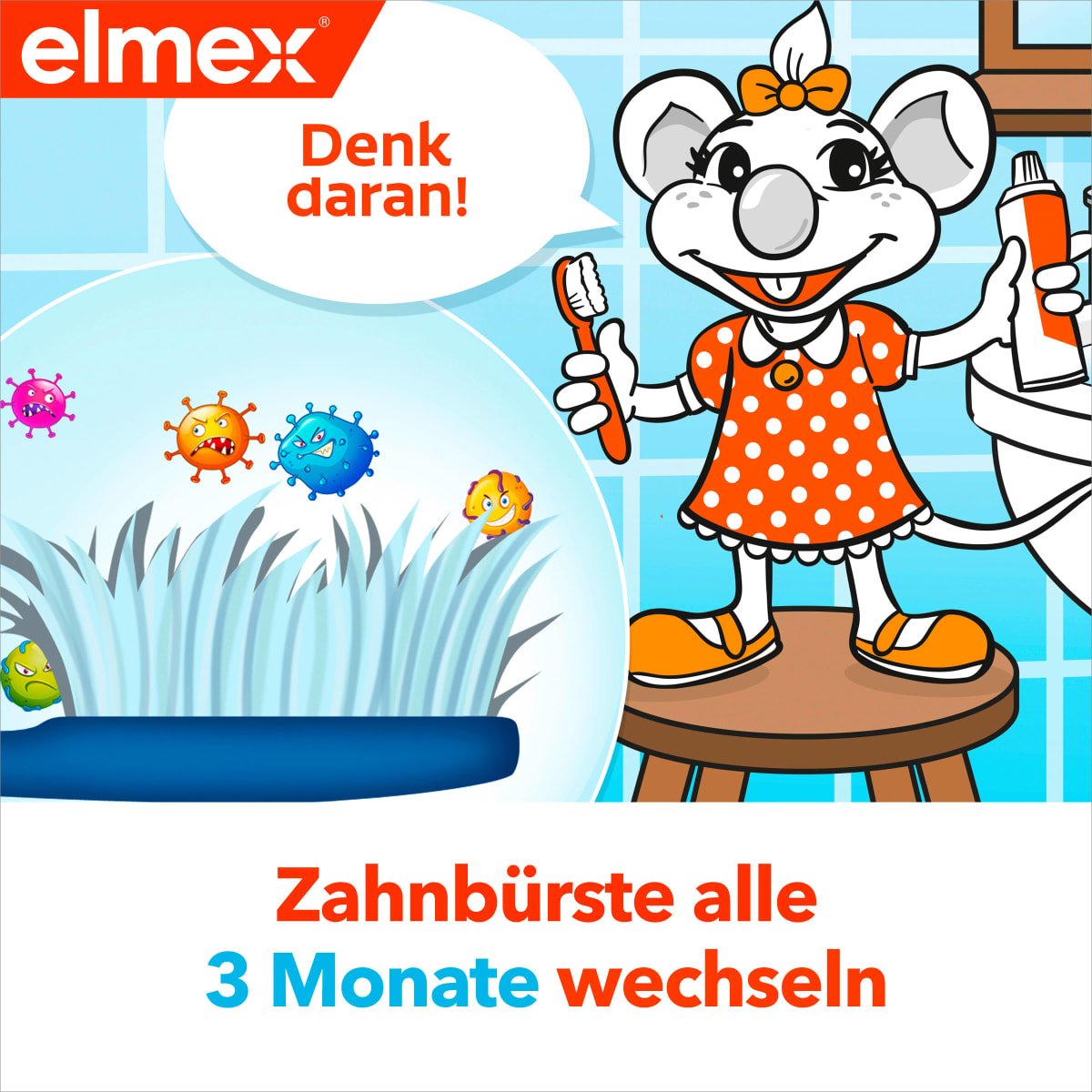 Zahnbürste Kinder, 2 bis 6 Jahre weich, 1 St