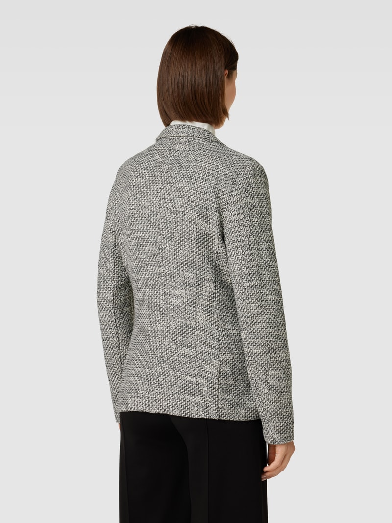 Blazer mit Viskose-Anteil in ecru meliert