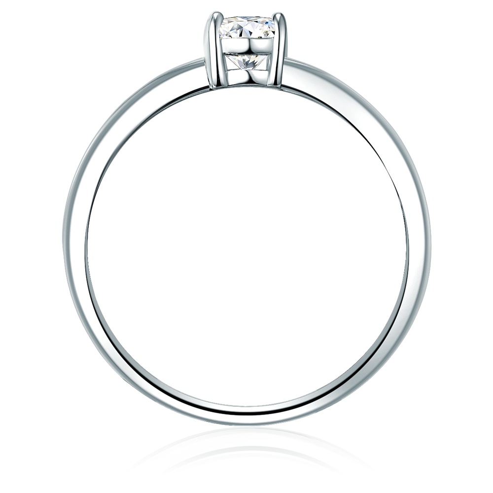 Trilani Bague en argent Argent sterling Oxyde de zirconium (CZ) en Argent Bague